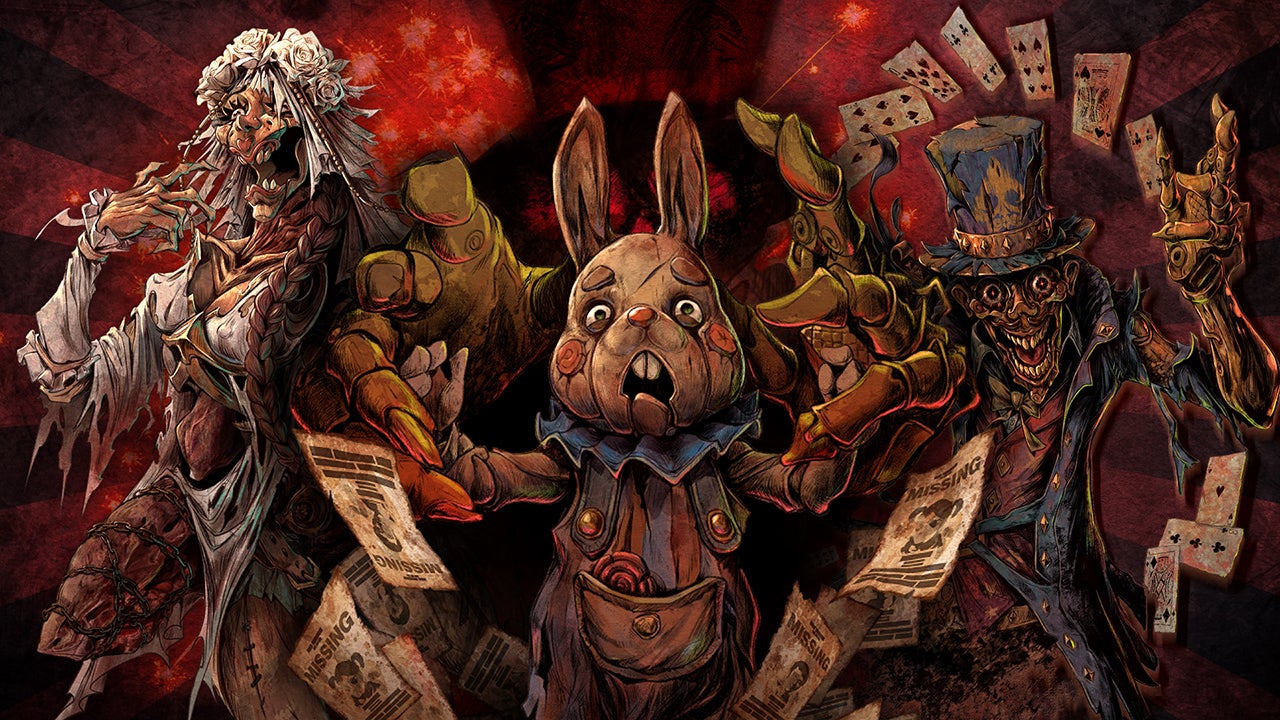 carnival hunt game horror 1v4