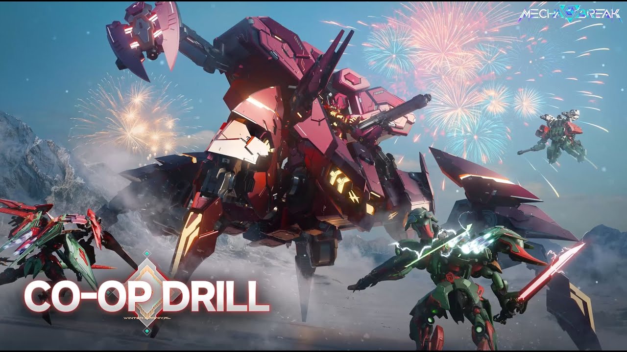 winter update mecha break 3 player coop drill
